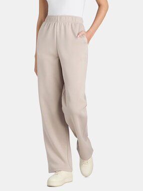 Athletic Works Women's and Women's Plus Pants with Pockets, Size L (12-14)